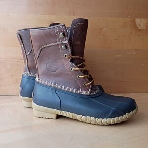 Georgia Boot Marshland Leather Work Brown Duck Boots